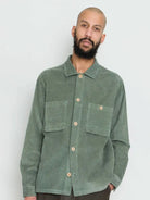 Patch Overshirt- Dark Sage Heavy Cord Folk