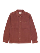 Patch Overshirt- Dark Rust Heavy Cord Folk