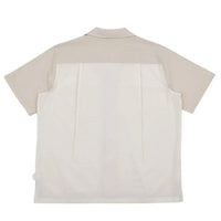 2 Tone Soft Collar Shirt- Chalk