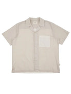 2 Tone Soft Collar Shirt- Chalk - Eames NW