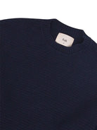 Drop Shoulder Crew - Navy Folk