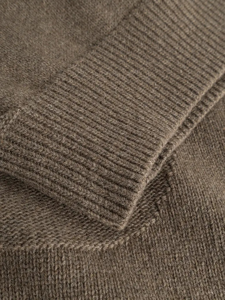 Relaxed Jacquard Knit- Stone Forét