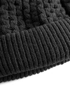 Hybrid Cable Beanie- Black Forét