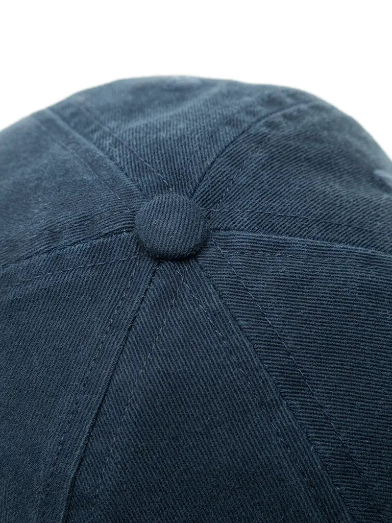 Flower Washed Cap- Navy Forét