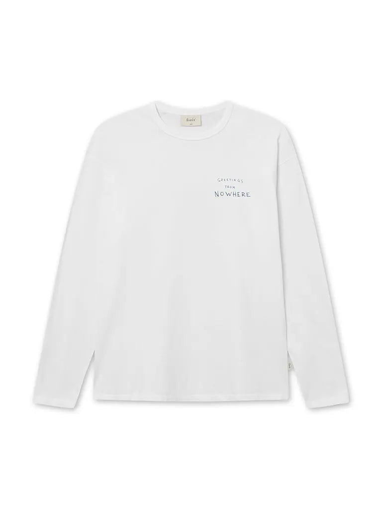 Paddle Longsleeve- White - Eames NW