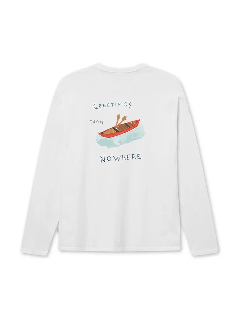 Paddle Longsleeve- White - Eames NW