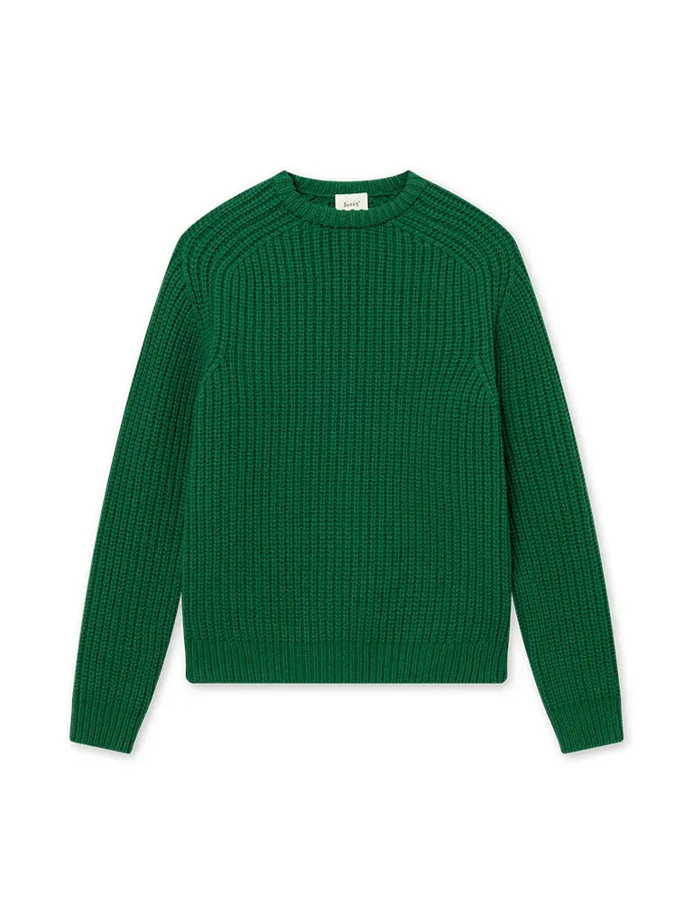 Trip Chunky Rib Knit- Green Forét