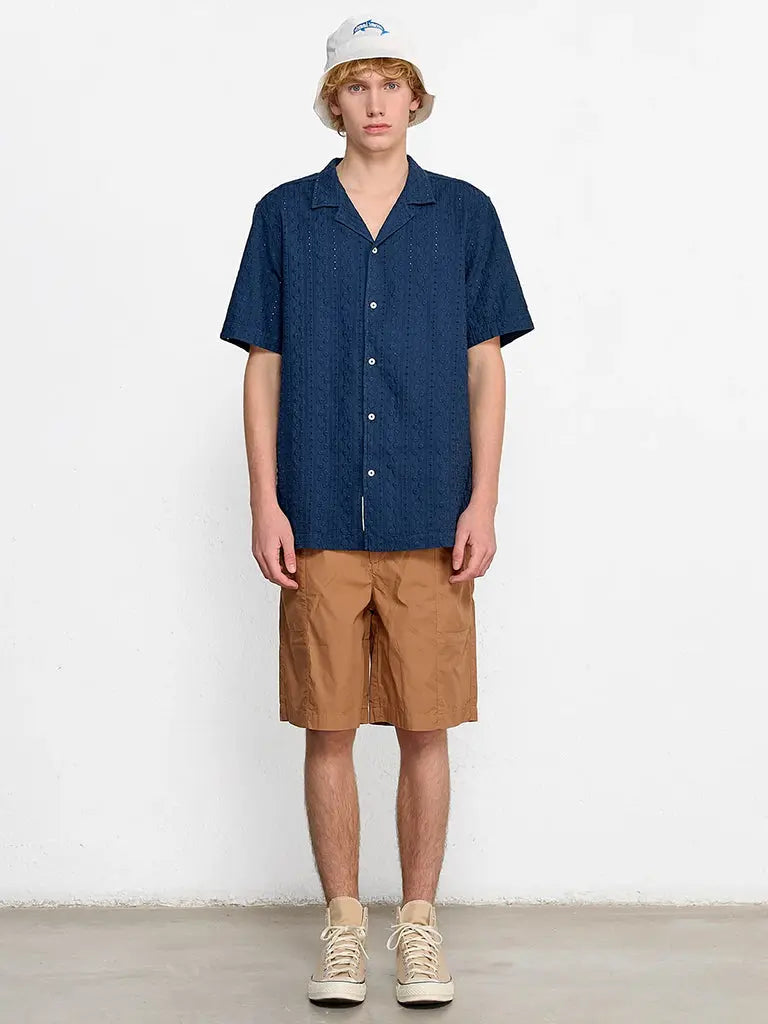 Freedom Short Sleeve Shirt- Navy Edmmond Studios