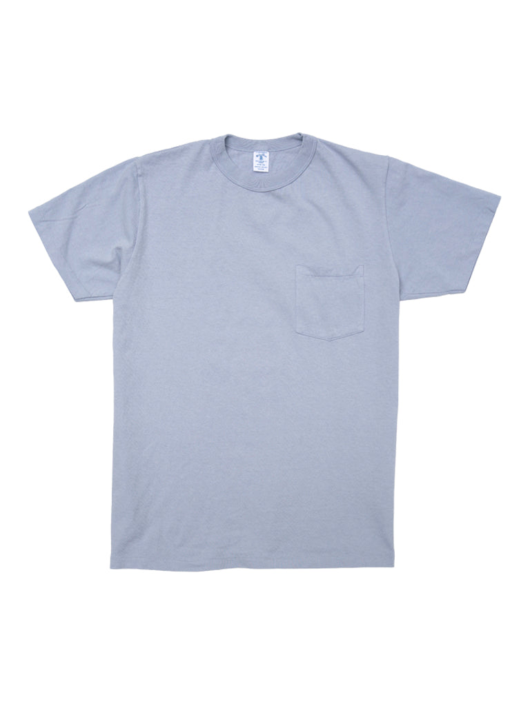 Pigment Dyed Crew Pocket Tee- Fuji Velva Sheen Tee Shirts