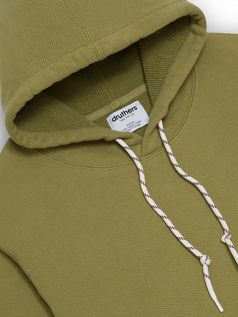 Heavyweight French Terry Hooded Sweatshirt- Calliste Green - Eames NW