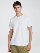 Pique T-Shirt- White håndværk