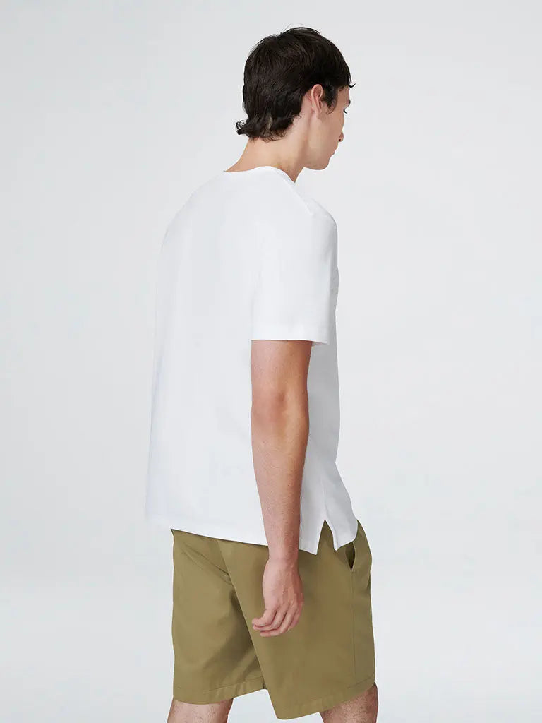 Pique T-Shirt- White håndværk
