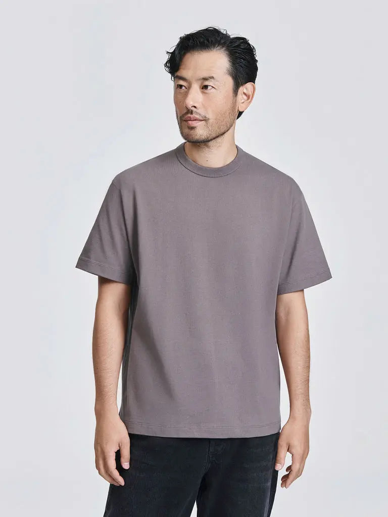 Relaxed T-Shirt- Midnight Plum håndværk