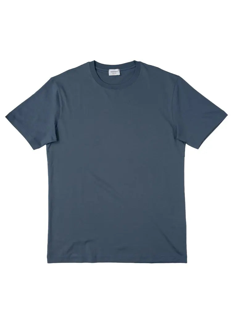 Crew Neck T Shirt- Slate Blue - Eames NW