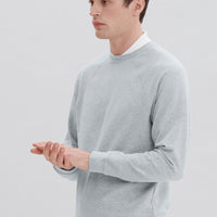 Flex Raglan Sweatshirt- Grey Melange