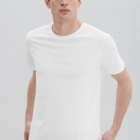 Crew Neck T Shirt- White