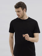 Crew Neck T Shirt- Black - Eames NW