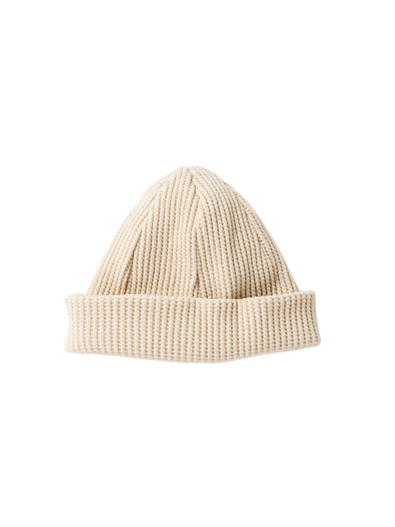 Waffle Knit Cap- Ecru Jackman Hats