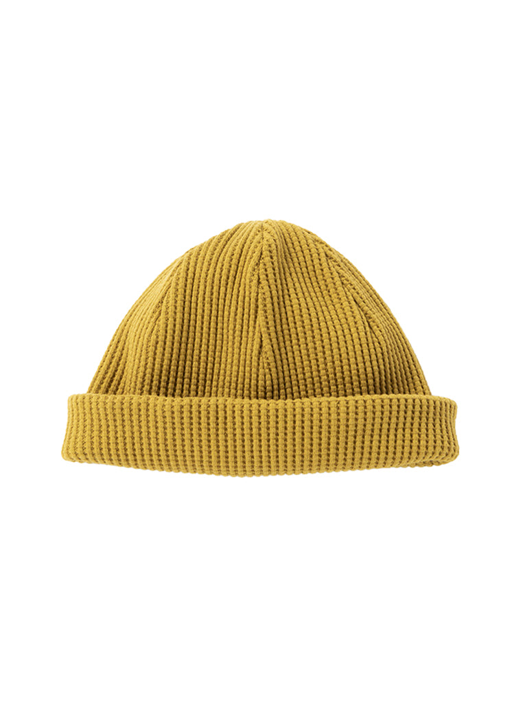 Waffle Knit Cap- Mustard Jackman Hats