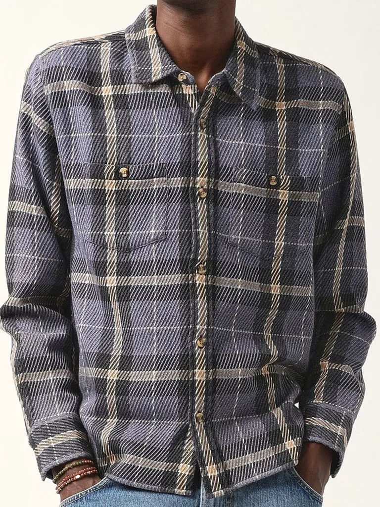 Big Twill Shirt- Navy Corridor