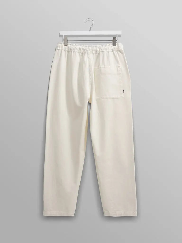 Kurt Trousers- Twill Light Off White - Eames NW