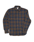Ripper Shirt- "Lake" Triple Twisted Plaid Hiroshi KATO Shirts