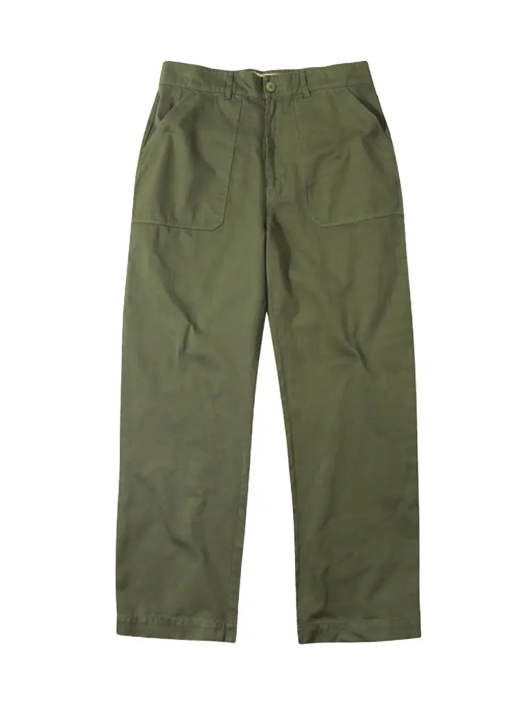 Pascal Garbadine Work Pant- Olive Le Mont St Michel