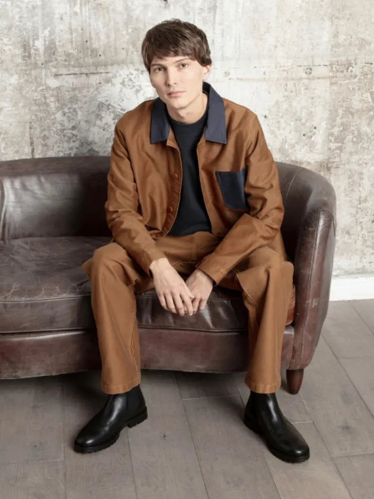 Le Mont St Michel | Two Tone Work Jacket- Amber – Eames NW
