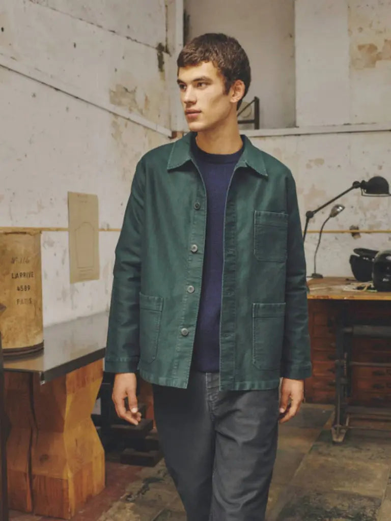 Le Mont St Michel | The Authentic Work Jacket- Forest – Eames NW