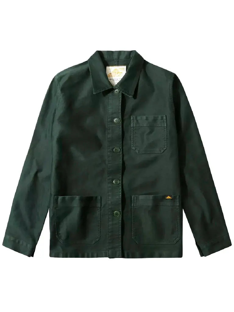 ★le mont★ WGenuine Lmsm Work JacketCamel Le Mont St Michel French Moleskin Work Jacket - Kaki | Chore