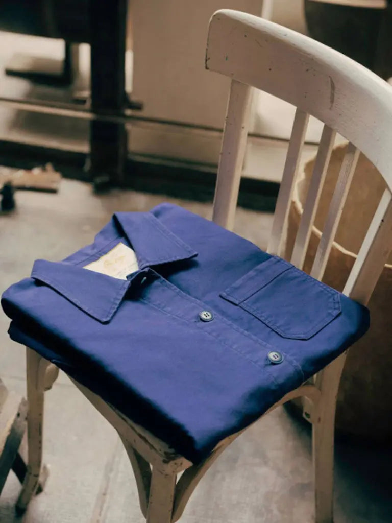 The Authentic Work Jacket- Blue Le Mont St Michel