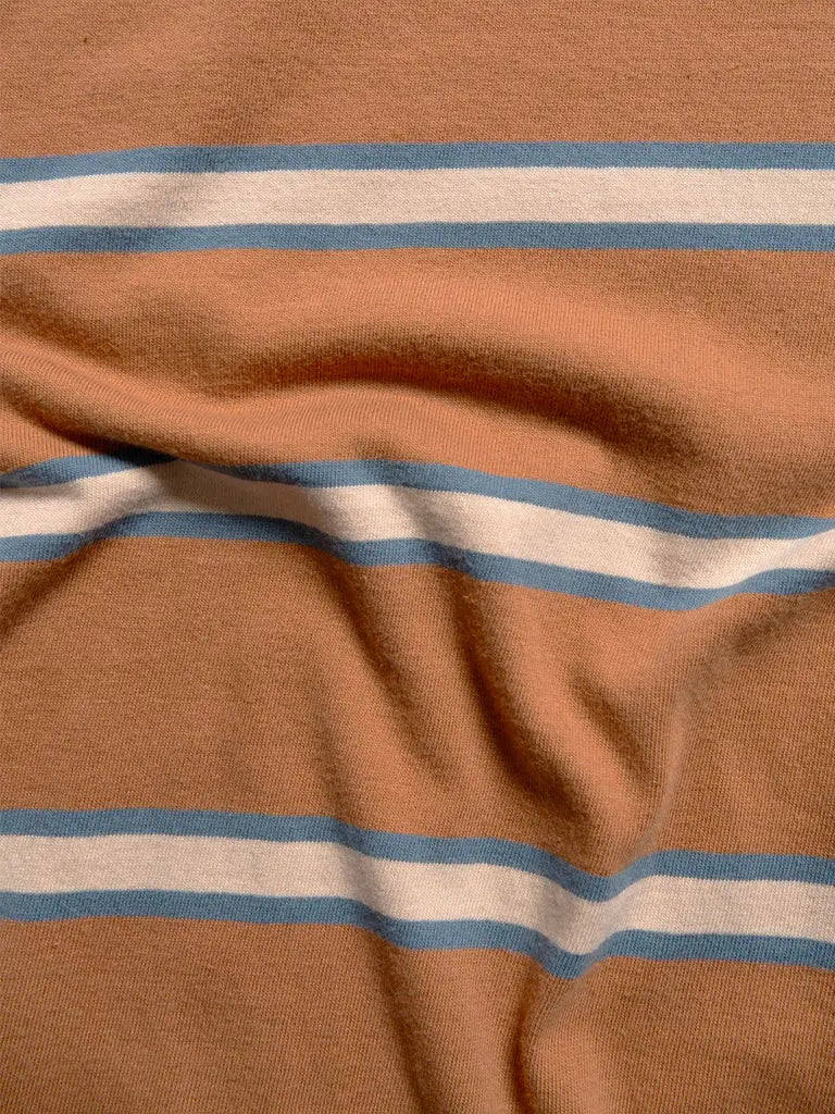 Leffe 90s Stripe Tee- Tabacco - Eames NW