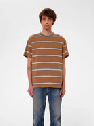 Leffe 90s Stripe Tee- Tabacco - Eames NW