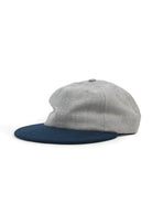 Tone Wool Surge 6 Panel Cap- Grey/Deep Blue - Eames NW