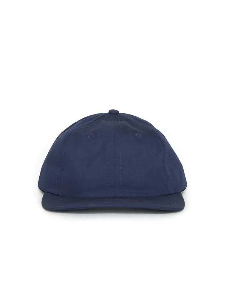 6 Panel Japanese Cotton Nylon Cap- Navy - Eames NW