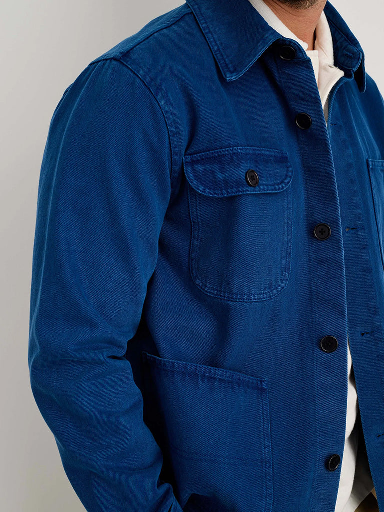 Garment Dyed Work Jacket- French Navy Alex Mill Jackets