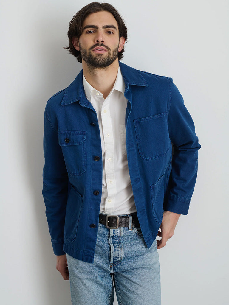 Alex Mill | Garment Dyed Work Jacket- French Blue – Eames NW