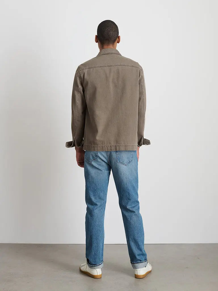 Garment Dyed Work Jacket- Thyme - Eames NW