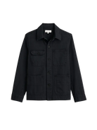 Garment Dyed Work Jacket- Black Alex Mill