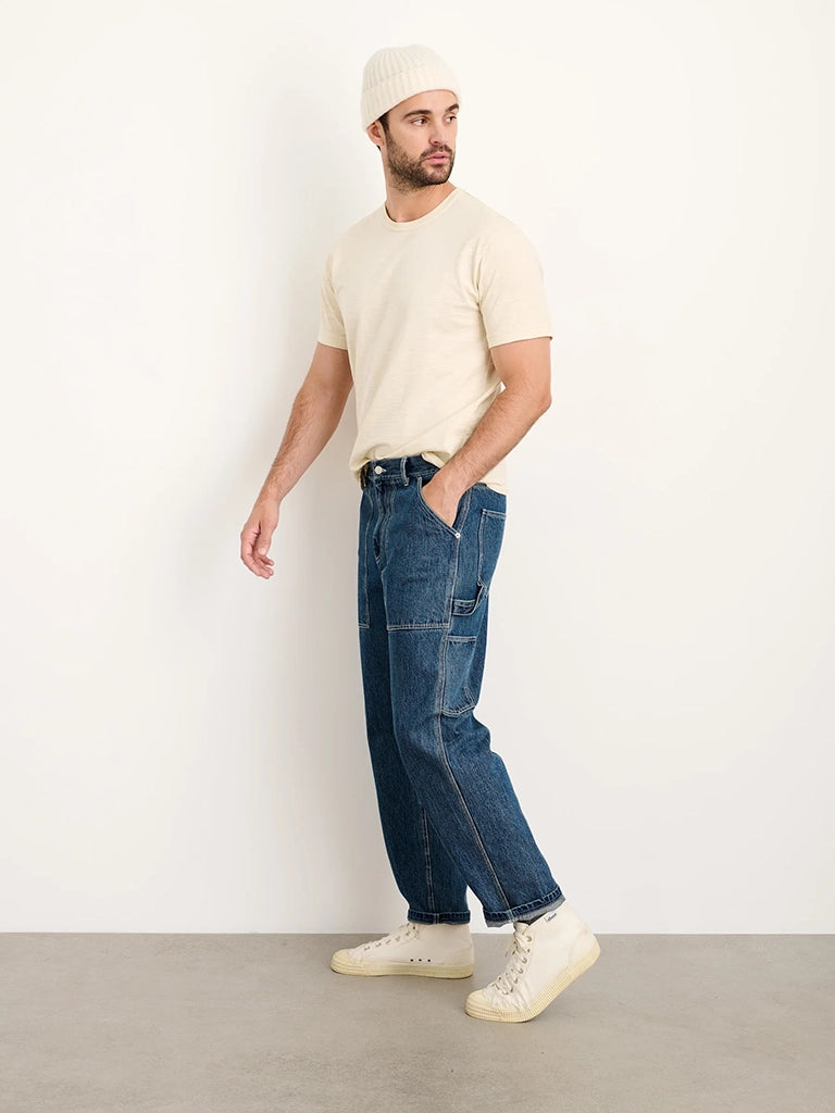 Painter Pant- Medium Vintage Wash Alex Mill Denim