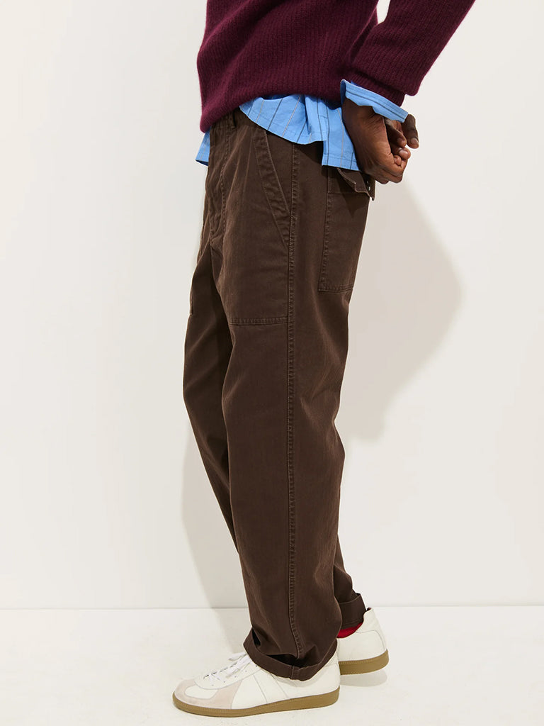 Field Pant Herringbone- Espresso Alex Mill Pants