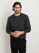 Donegal Crewneck Sweater-Charcoal Alex Mill