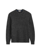 Donegal Crewneck Sweater-Charcoal Alex Mill