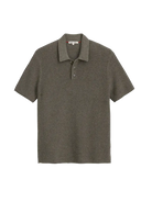 Eastwood Polo- Heather Olive Alex Mill
