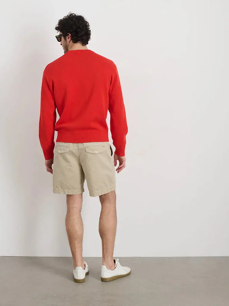 Pull on Short- Stoneware Herringbone Alex Mill