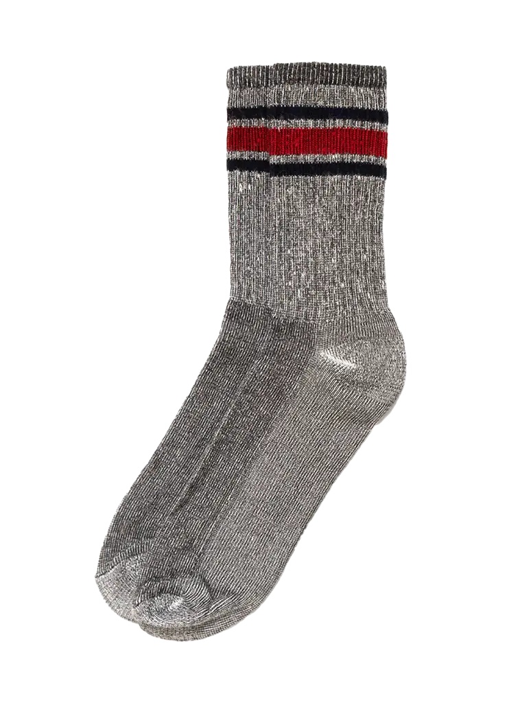 Merino Activity Socks- Grey/Red - Eames NW