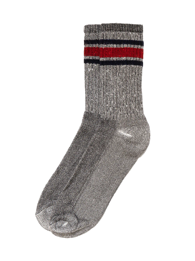 Merino Activity Socks- Grey/Red