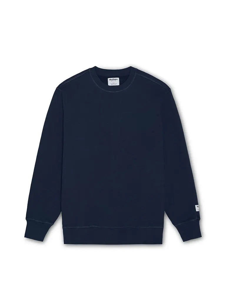 Heavyweight French Terry Crewneck- Dress Blue - Eames NW