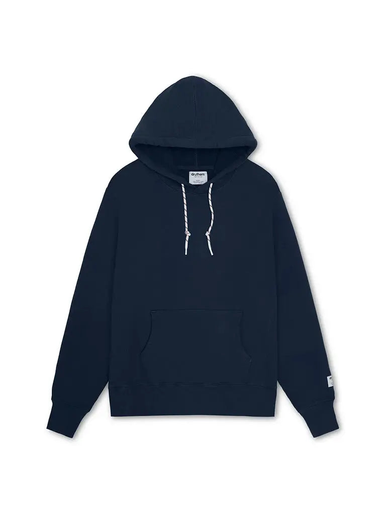 Heavyweight French Terry Hooded Sweatshirt- Dress Blue - Eames NW