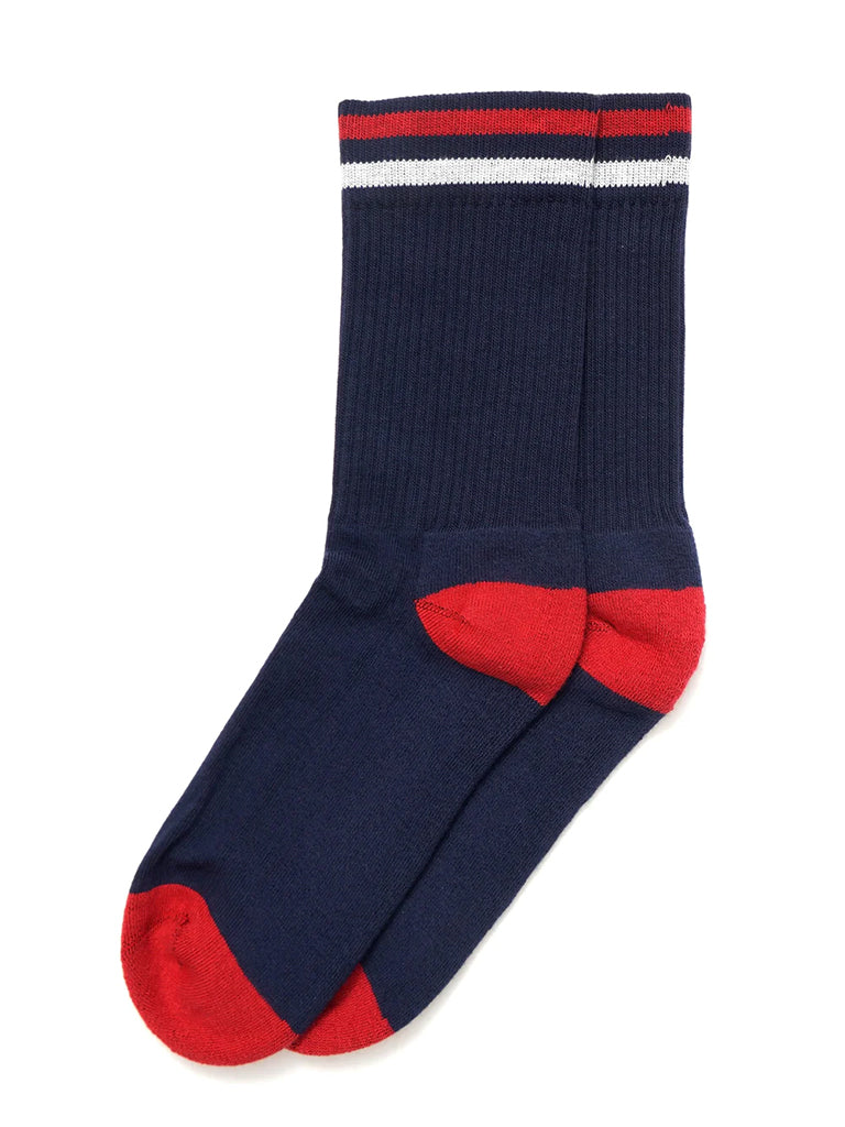 Kennedy Luxe Athletic Sock- Classic Navy